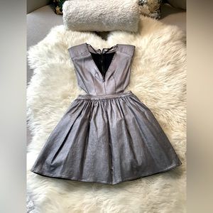 Mustard seed silver mini dress